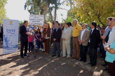 OSSE inauguro obras en Chimbas