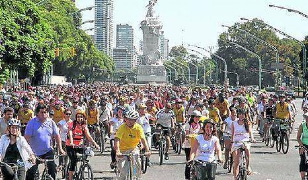 Bicicleteada por el D�a de la Tierra