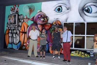 Final exitoso del Taller de Muralismo Urbano con pintadas en el CEPSI