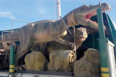 �Los dinosaurios animatr�nicos ya est�n en Comodoro!