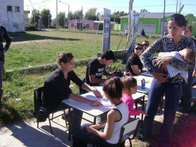 M�ltiples actividades en barrio Lourdes