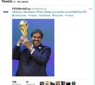 Hackearon las cuentas de Twitter de la FIFA y Blatter