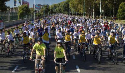 M�s de 4500 personas en bici por Palermo
