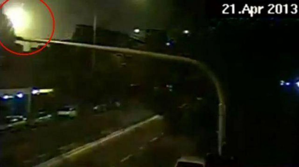 Las c�maras de seguridad tucumanas "vieron" el meteorito