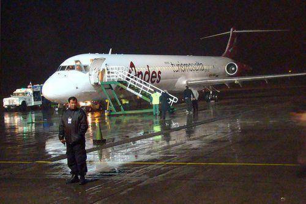 Suspensi�n de vuelos de Andes: diputados piden informes al Gobierno de Jujuy