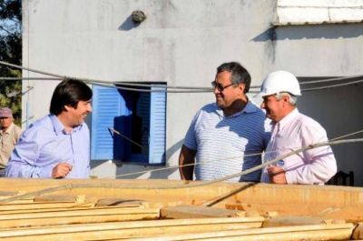 Sameep: supervisan avance de la ampliaci�n del acueducto a Vedia