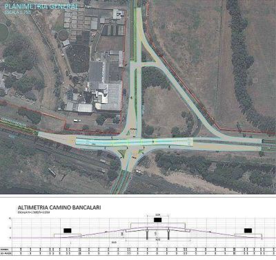 Construir�n puente en el Camino Bancalari para cruzar la ruta 202