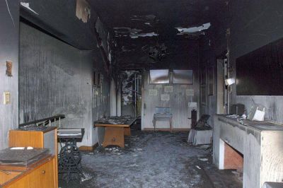El Chalet Huergo sigue cerrado despu�s del incendio de 2010