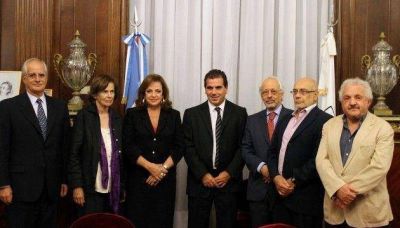 Augusto Conte fue homenajeado por la Legislatura