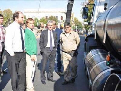 La municipalidad de Jun�n incorpor� un cami�n desobstructor para ca�er�as y desag�es