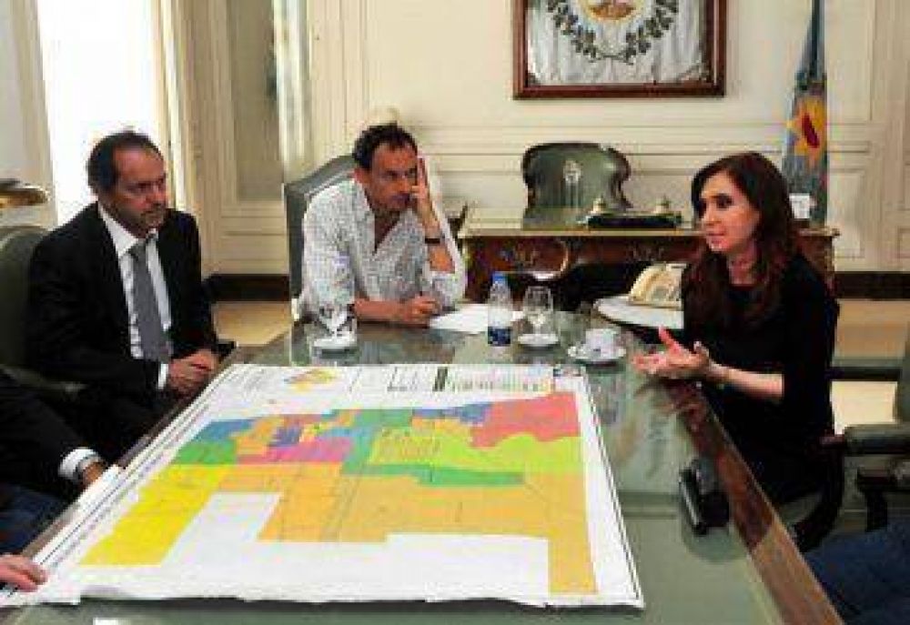 CFK con Scioli, Mariotto y La C�mpora
