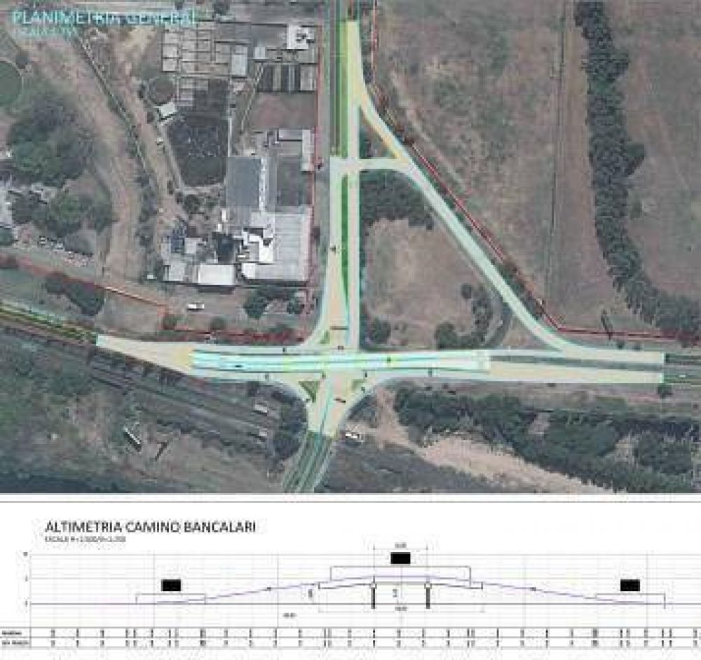 Se construir� un puente en el Camino Bancalari para cruzar la ruta 202