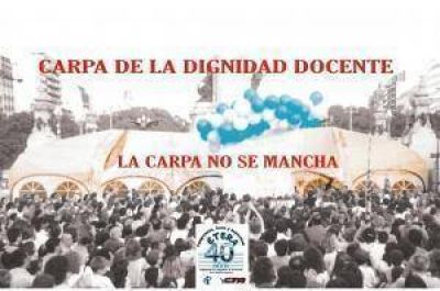 UTRE CTERA: "La Carpa Blanca no se mancha"