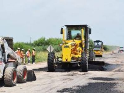 Vialidad Provincial realiza trabajos en la Ruta Nacional N� 95
