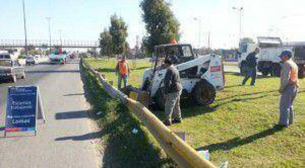 Pavimentan y arreglan calles y avenidas en todos los barrios