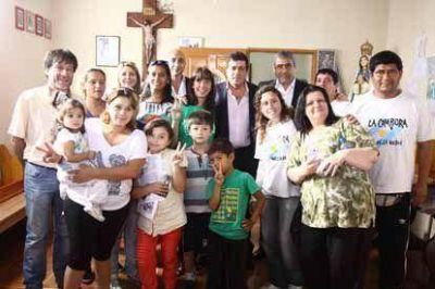 Ferraresi y Mariotto visitaron la Isla Maciel