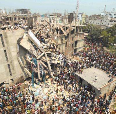 Bangladesh: derrumbe en textiles ilegales causan 123 muertos