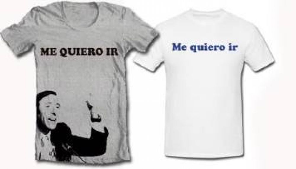 El "me quiero ir" de Lorenzino: furor en Twitter y remeras