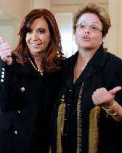Cristina y Dilma se re�nen en Casa Rosada