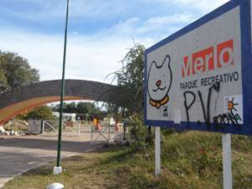 Refaccionan y limpian el Parque Recreativo de Merlo