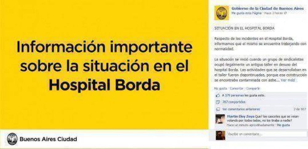El pol�mico comunicado oficial de la Ciudad