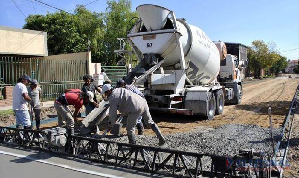 M�s de 500 metros de pavimentaci�n