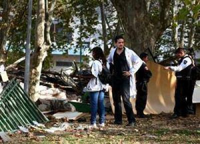 Despu�s de los incidentes, en el hospital intentan recuperar la tranquilidad