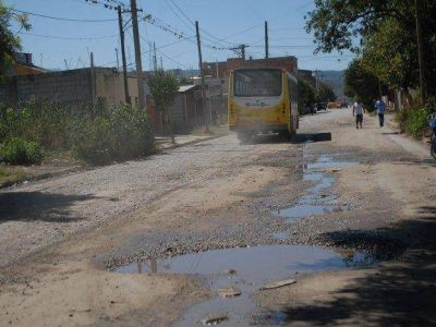 Pavimento en la Burela