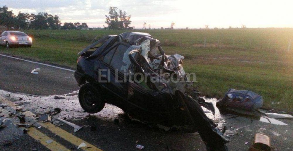 Tr�gico choque en Vera: cuatro muertos y dos heridos graves