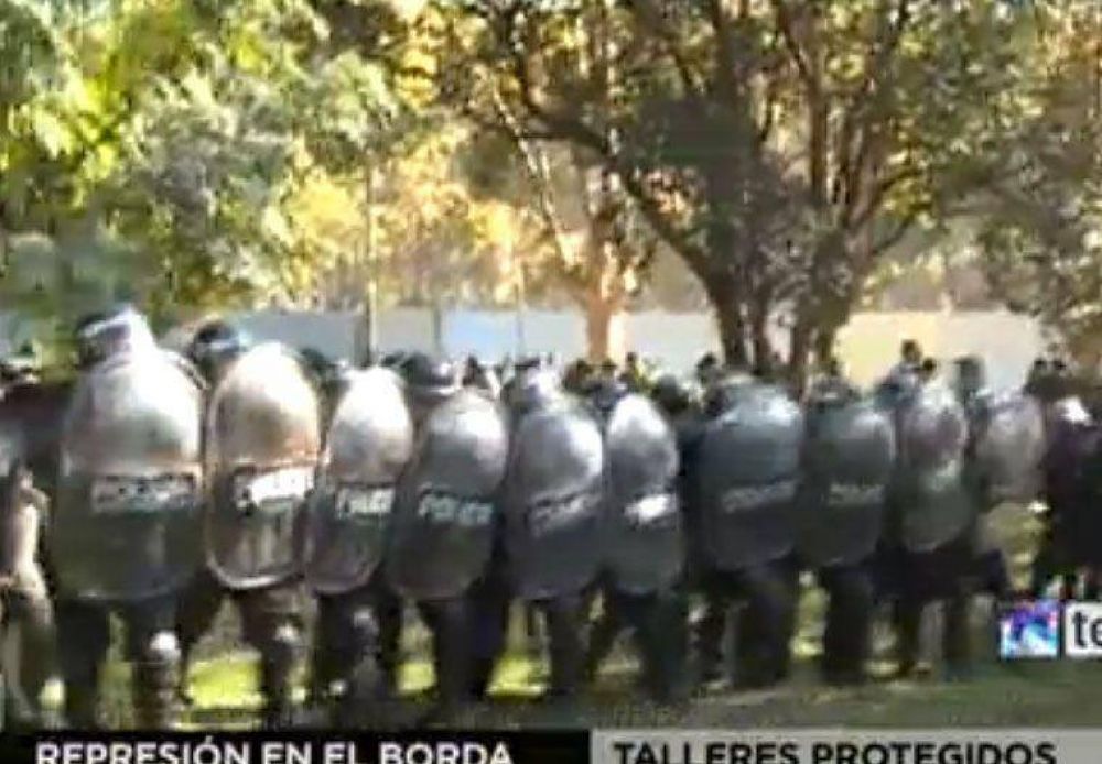 ATE Neuqu�n repudia la represi�n en el Borda