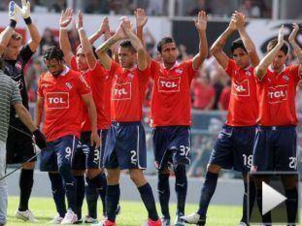 Independiente volvi� a ganar y se ilusiona con quedarse en Primera