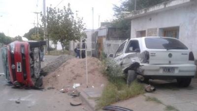 Vuelco en La Chacarita