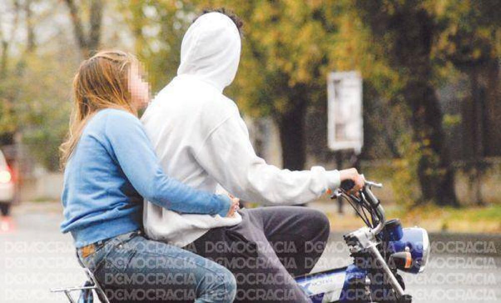 La mayor�a de las motos de Jun�n circulan sin llevar puestos los espejos retrovisores