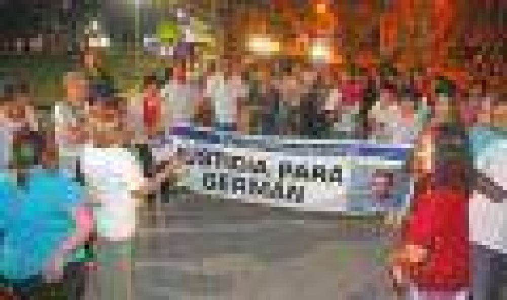 Se realiz� una nueva marcha por la desaparici�n de Germ�n Casarini
