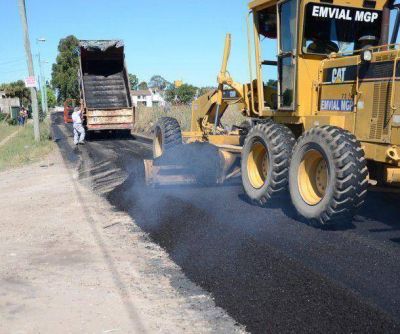 En Mar del Plata ascienden a once mil cuadras con pavimento