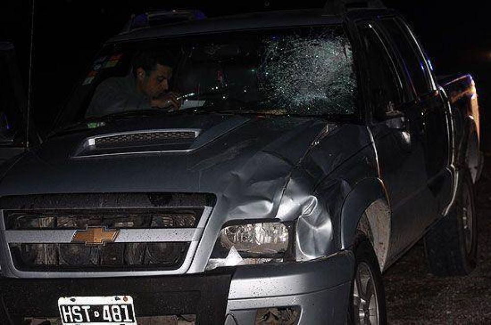 Volv�an de pescar y chocaron contra una yegua