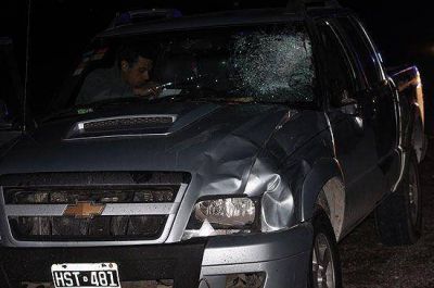 Volv�an de pescar y chocaron contra una yegua