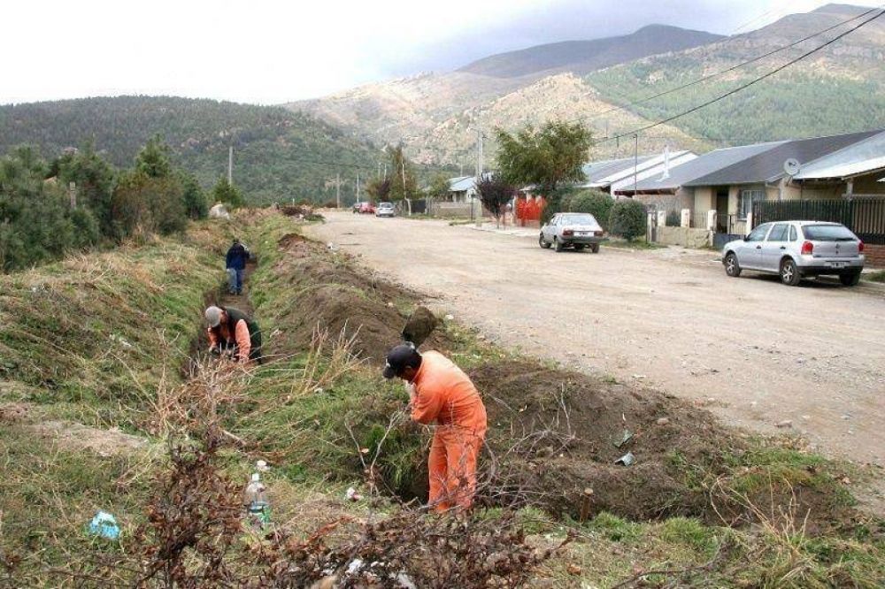 Saneo de pluviales en los barrios del Alto