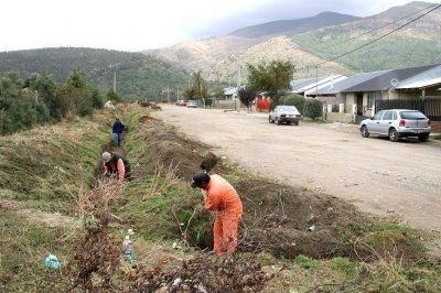 Saneo de pluviales en los barrios del Alto