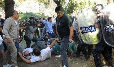 "Los efectivos no ten�an balas de plomo"