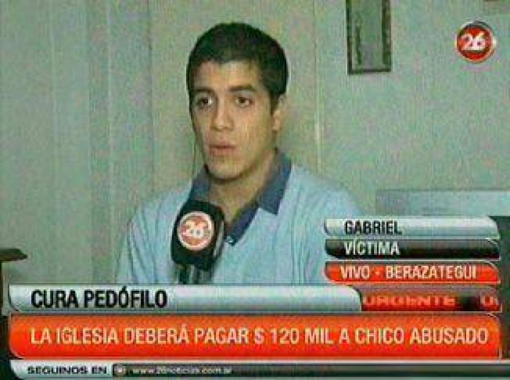 La Di�cesis de Quilmes deber�a indemnizar a la v�ctima de un cura ped�filo