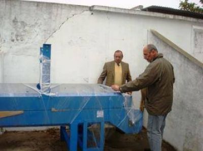 Nueva cinta de separaci�n de residuos en la Planta de Bellocq
