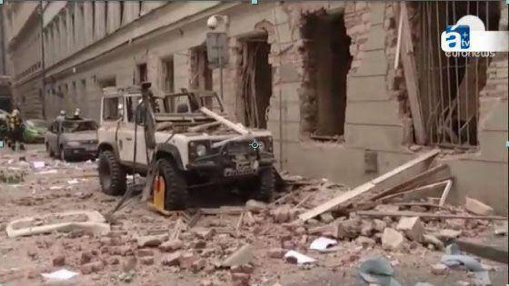 Explot� edificio en Praga: hay al menos 50 heridos y cuatro desaparecidos