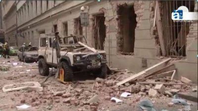 Explot� edificio en Praga: hay al menos 50 heridos y cuatro desaparecidos