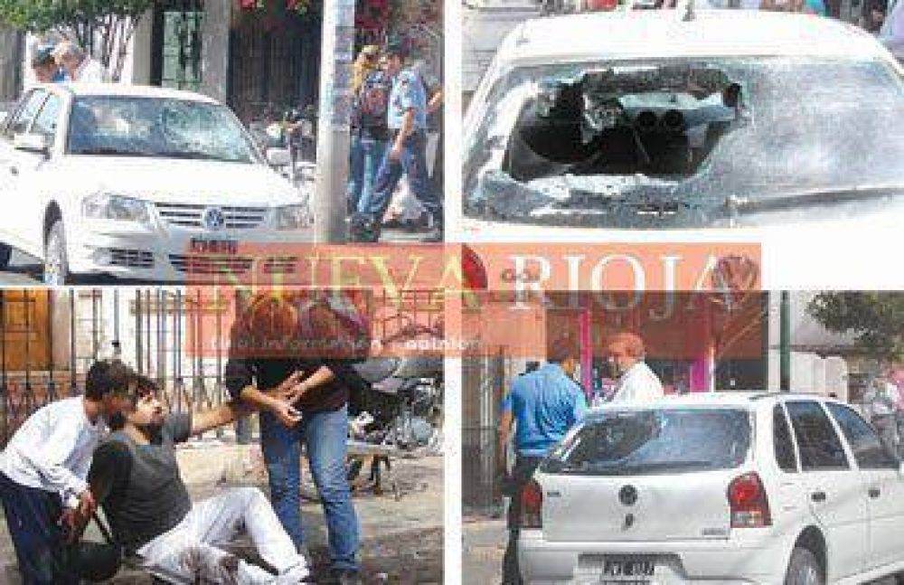Motociclista enfurecido provoc� da�os a un auto que lo encerr�