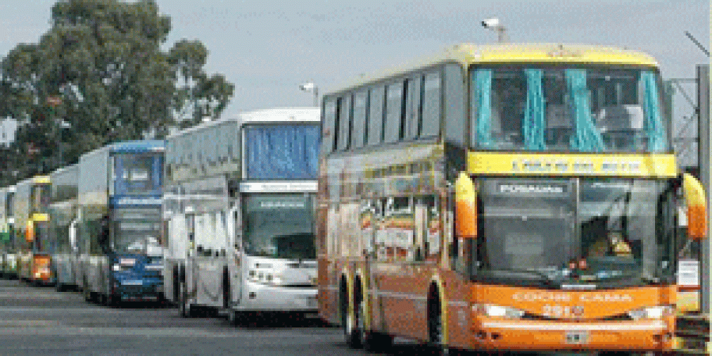 Paro en transporte de larga distancia