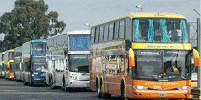 Paro en transporte de larga distancia