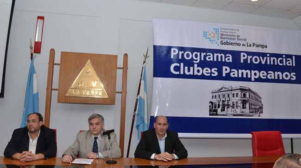 Dos millones y medio de pesos para clubes pampeanos