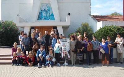 Fieles de Eduardo Castex viajaron a Colonia San Jos�