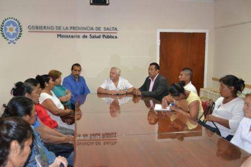 El ministro de Salud se reuni� con referentes de pueblos originarios del Departamento San Mart�n